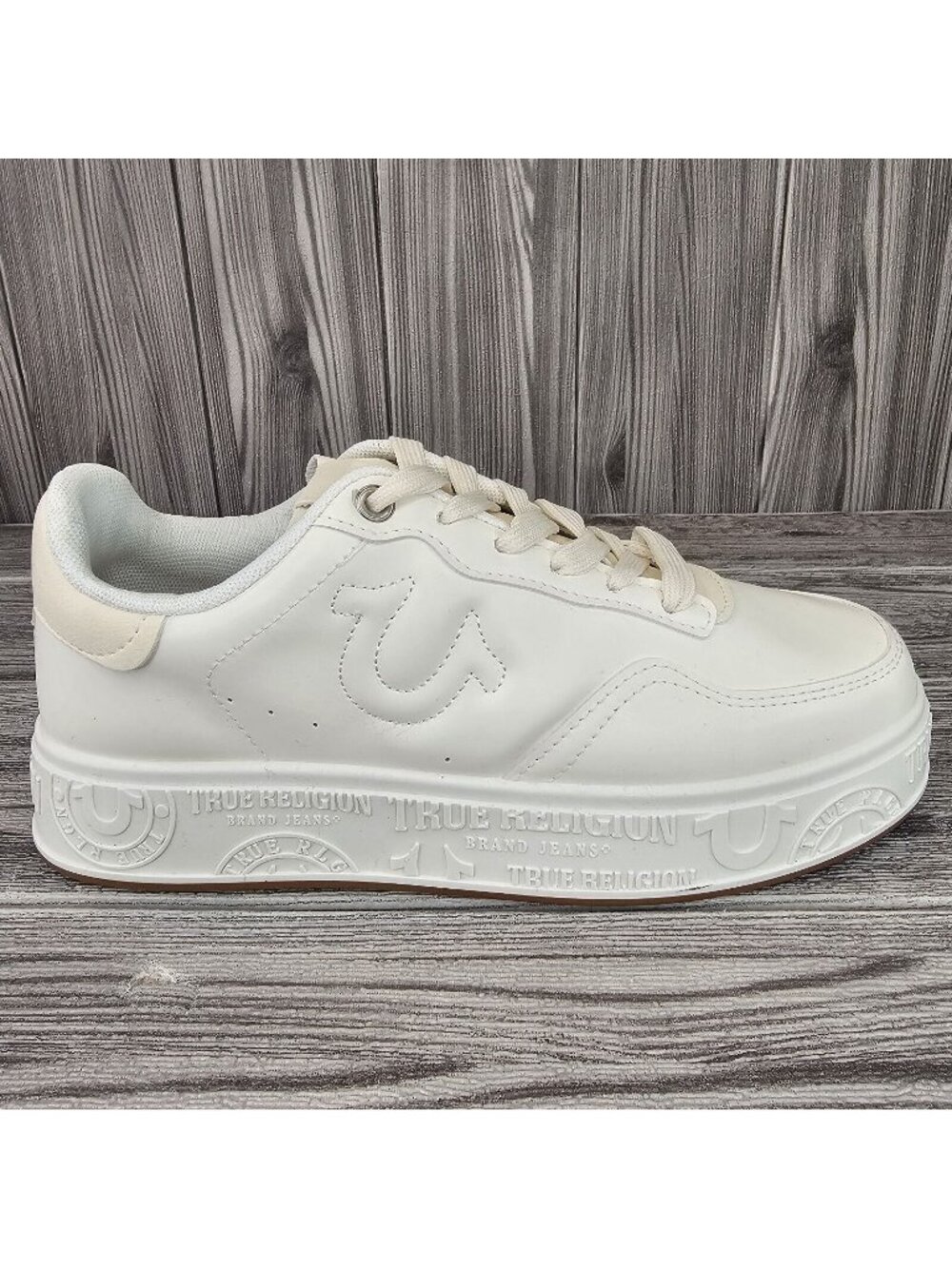 True Religion Selenne Sneakers - White - Women's Size 8 - NEW